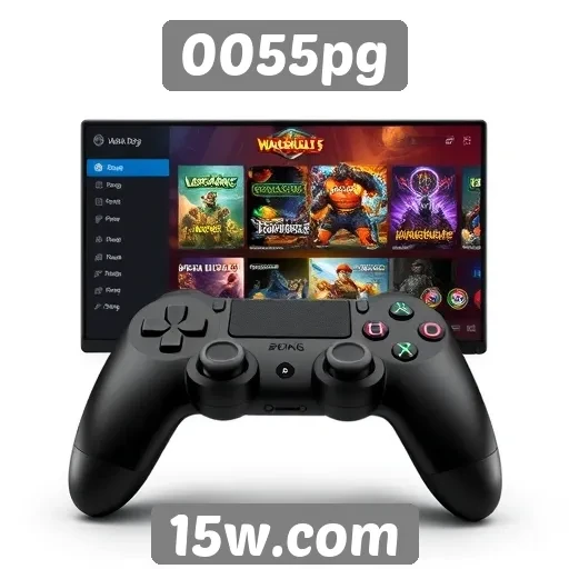 Evolução da interface do site de jogos 0055pg