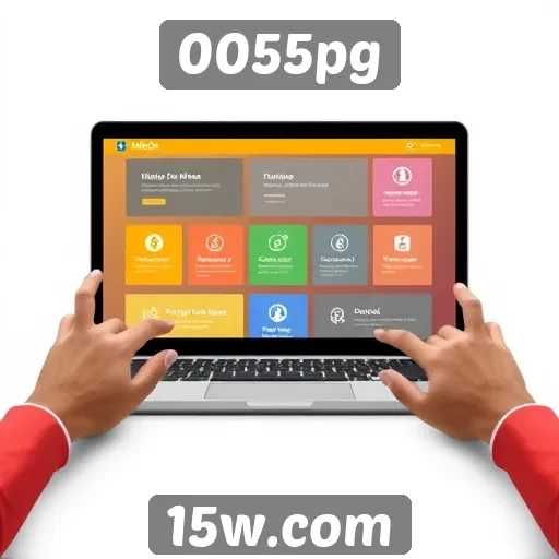 Visão geral das funcionalidades do site 0055pg